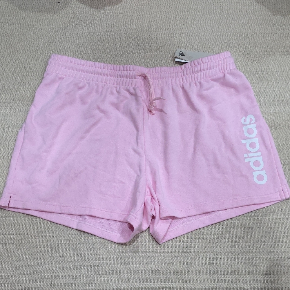 NWT Women's Plus Size Adidas Pink Shorts